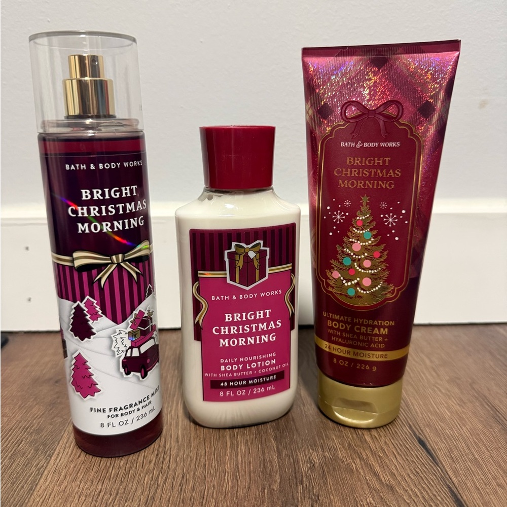 Bath & Body Works Bright Christmas Morning Body Care Set